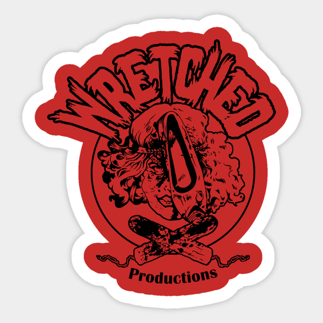 Mutant Lady in Red Sticker by awretchedproduction